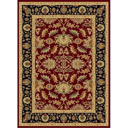 Dynamic Rugs Yazd 5.3 x 7.7 1744-310 Rug - Red YA691744310